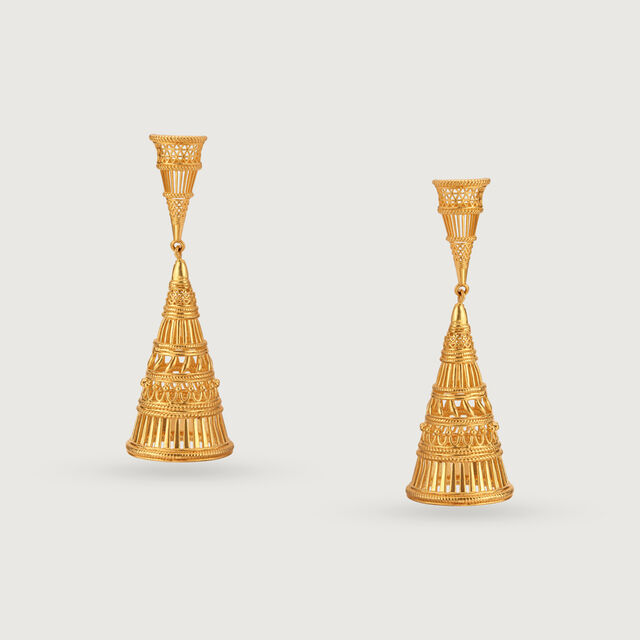 Saura Serenity 22KT Gold Jhumka,,hi-res image number null