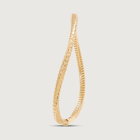 Fierce Weave Gold Bangle
