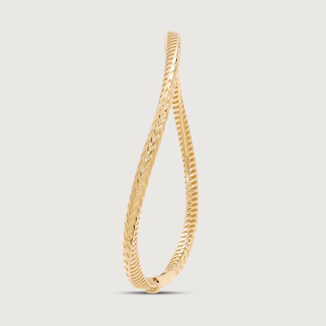 Fierce Weave Gold Bangle,,hi-res image number null