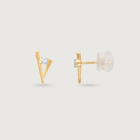 Cheeky Sleek Gold Earrings