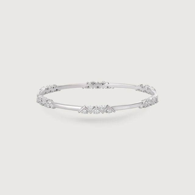 Intricate Patterned Silver Bangle,,hi-res image number null