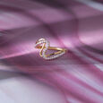 Mystic Wave Gold & Diamond Ring,,hi-res view 1