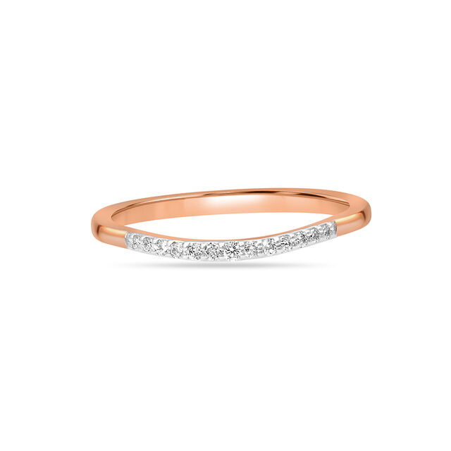 14KT Rose Gold Forever Yours Diamond Finger Ring,,hi-res image number null