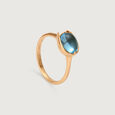 Twilight Firefly 14 kt Gold & Blue Topaz Finger Ring,,hi-res view 5