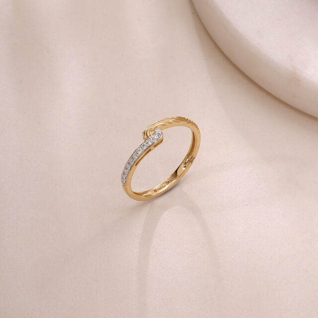 Subtle Offset Diamond Ring,,hi-res image number null