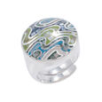 Capture The Ocean In A Silver Ring,,hi-res view 1