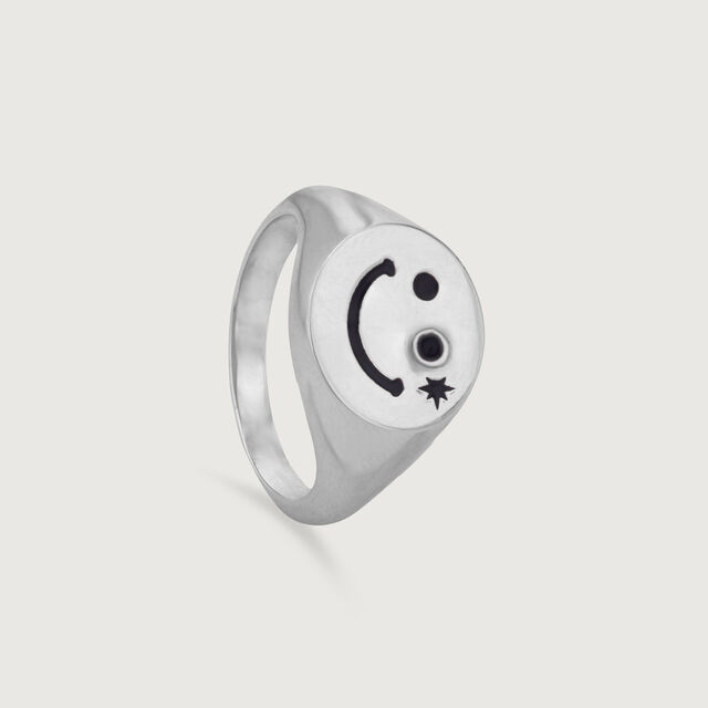 Starlit Wink Silver Ring,,hi-res image number null