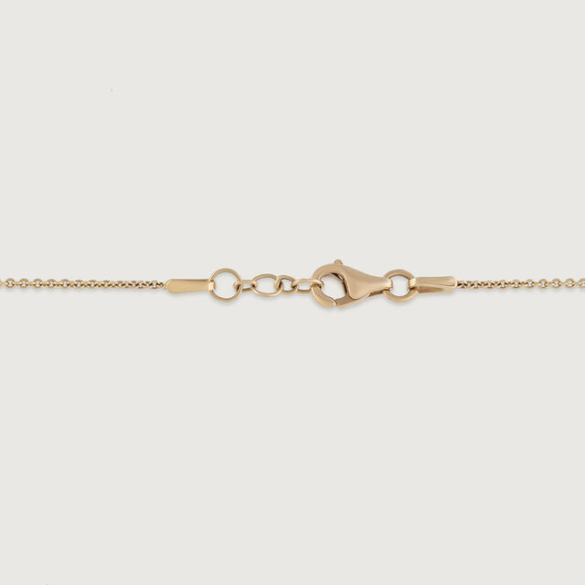 Minimalist Charm Yellow Gold Chain,,hi-res image number null