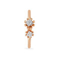 14KT White-Rose Gold Margarita Finger Ring,,hi-res view 3