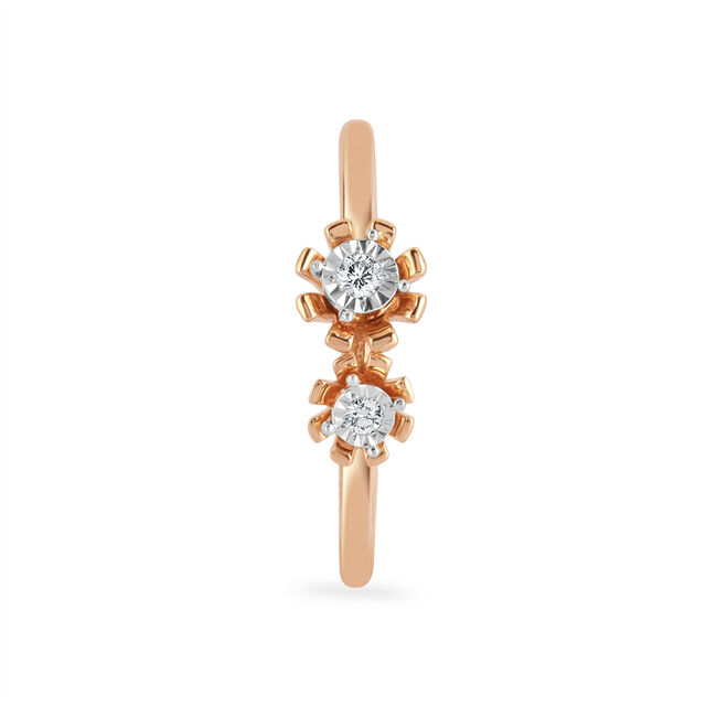 14KT White-Rose Gold Margarita Finger Ring,,hi-res image number null
