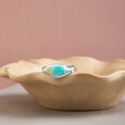 Turquoise Whisper Silver Finger Ring,,hi-res view 1