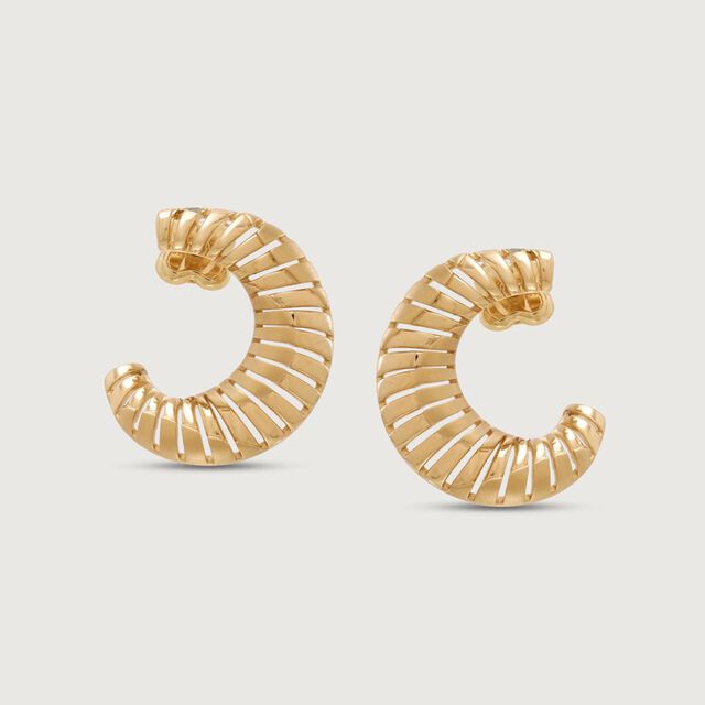 Bold Radiance Gold Stud Earrings,,hi-res image number null