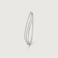 Graceful Layered Silver Bangle,,hi-res view 4