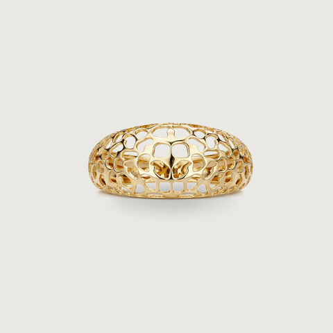 Organic Lattice Gold Ring