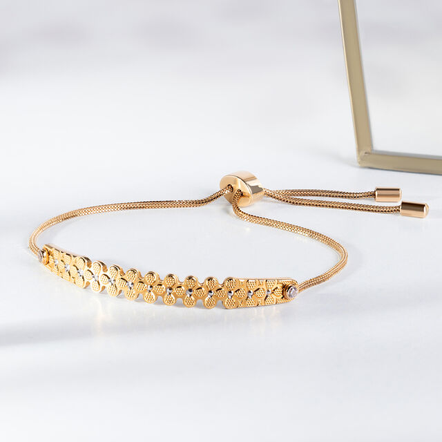 Charming Floral Gold Bracelet,,hi-res image number null