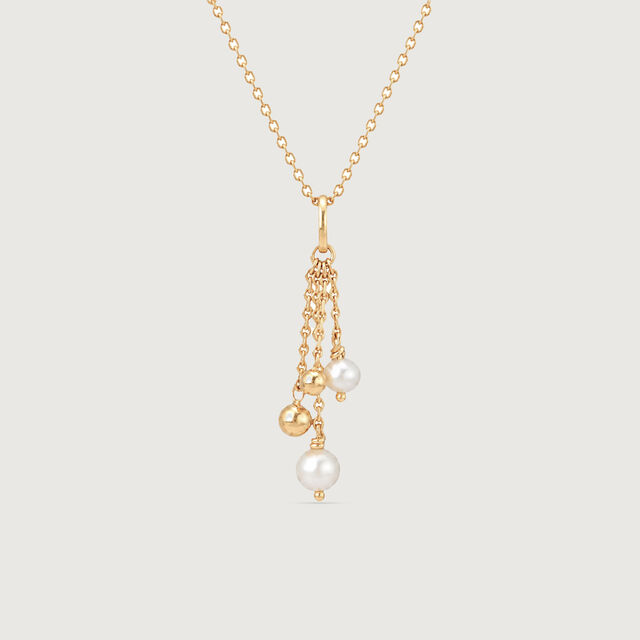Graceful Cascade Pearl Pendant,,hi-res image number null