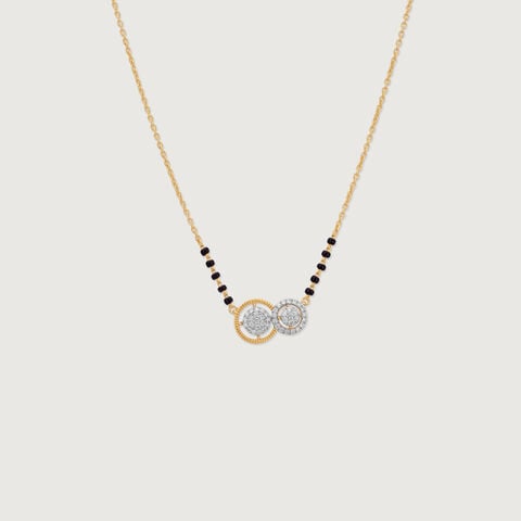 Timeless Interlinked Diamond Mangalsutra