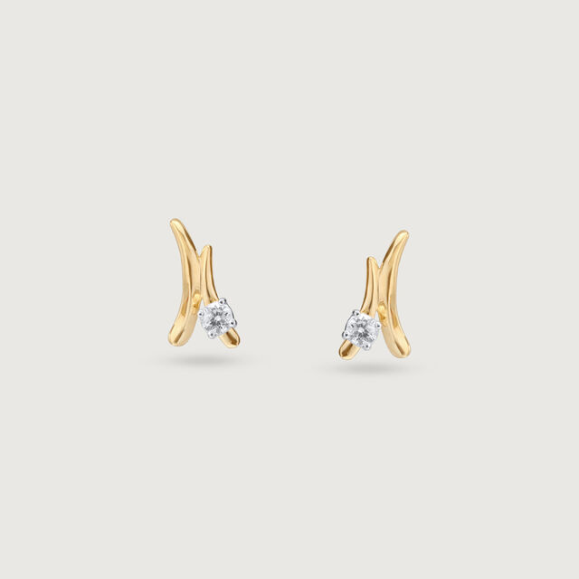 Petite Flair Diamond Earrings,,hi-res image number null
