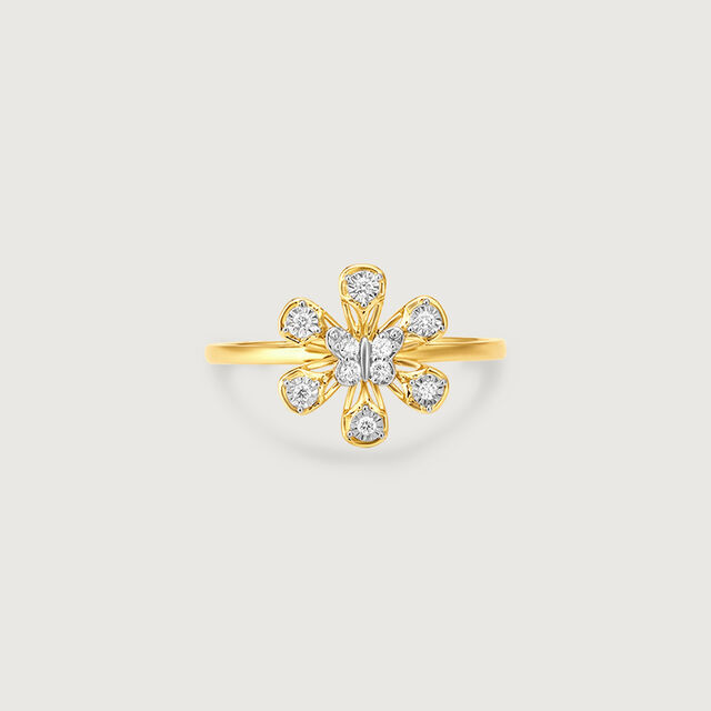 Floral Flutter Diamond Ring,,hi-res image number null