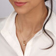 Pretty Cosmic Reverie 14KT Diamond and Pearl Pendant,,hi-res view 2