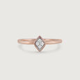Vintage Glam Gold & Diamond Finger Ring,,hi-res view 7