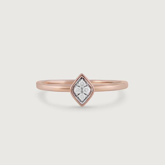 Vintage Glam Gold & Diamond Finger Ring,,hi-res image number null