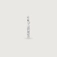 Minimal Initial X Silver Charm,,hi-res view 4