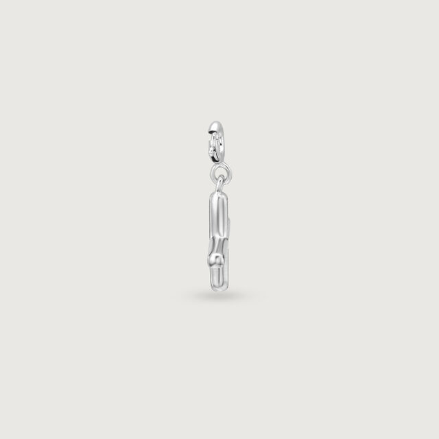 Minimal Initial X Silver Charm,,hi-res image number null