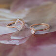 Vintage Glam Gold & Diamond Finger Ring,,hi-res view 1
