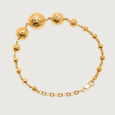 Orbital Glamour 18KT Gold Bracelet,,hi-res view 4