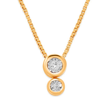 Mamma Mia 14 KT Yellow Gold Bubble it up! Pendant for Kids