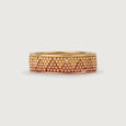 Yellow And Dual Tone Unity 14KT Yellow and Rose Gold Finger Ring,,hi-res view 3