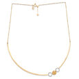 14KT Yellow Gold Radiant Tri-Circle Diamond Necklace,,hi-res view 2