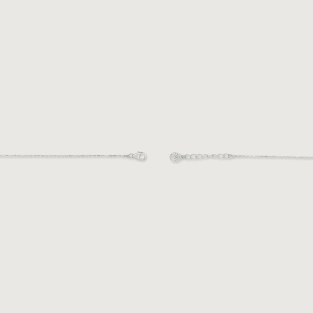 Delicate Shine Single Silver Anklet,,hi-res image number null