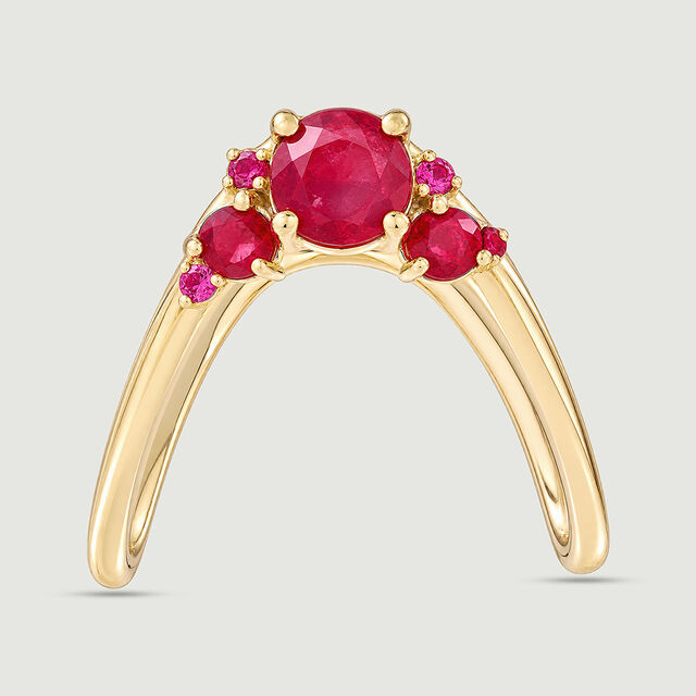 Graceful Reversible Sapphire and Ruby Ring,,hi-res image number null