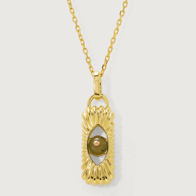 May's Beauty 18KT Chain Peridot-Ball Pendant with chain,,hi-res image number null