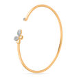 Mamma Mia 14 KT Yellow Gold Free Spirit  Bangle,,hi-res view 1