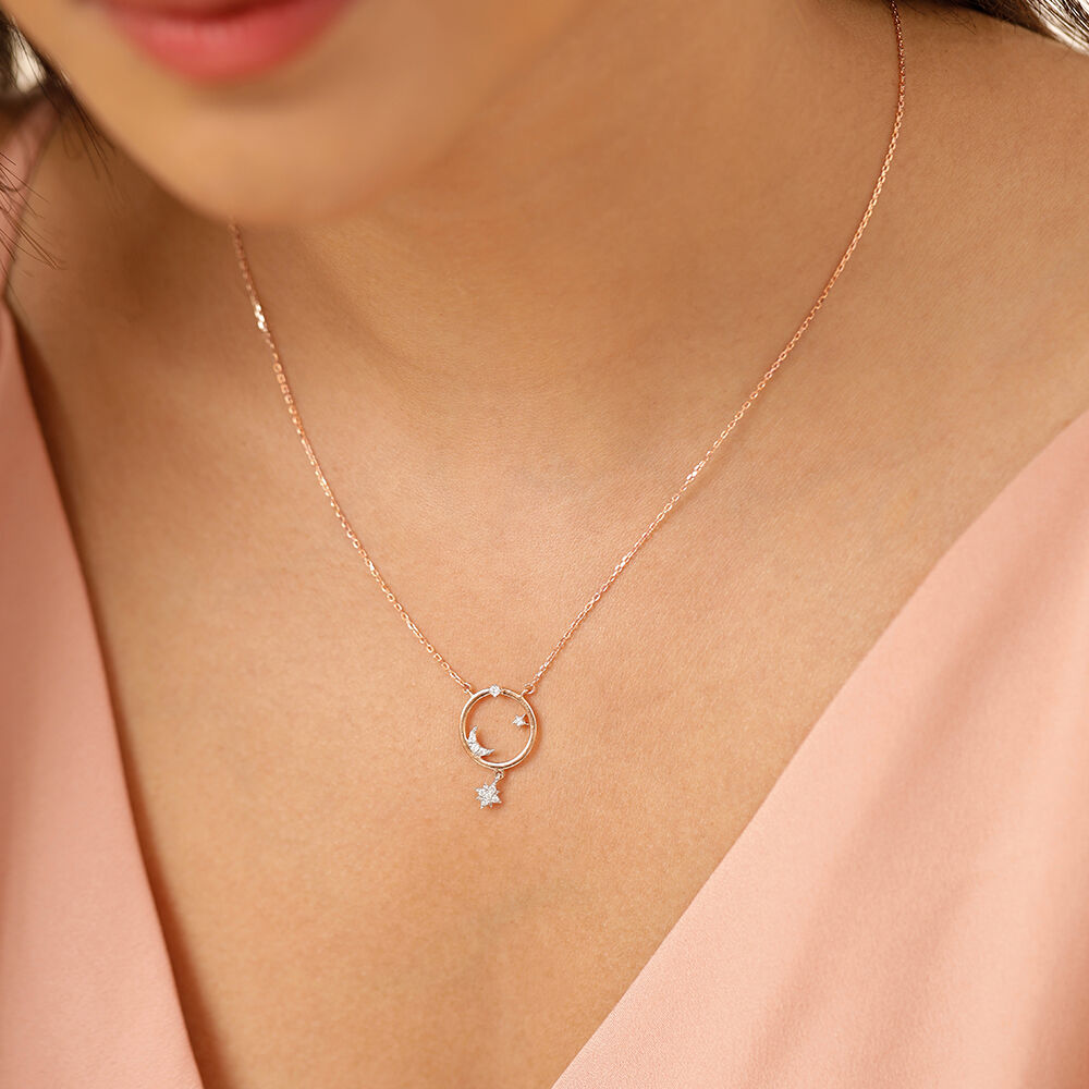 Pendant with Chain Buy Gold Diamond Pendant and Chain Online Mia By Tanishq
