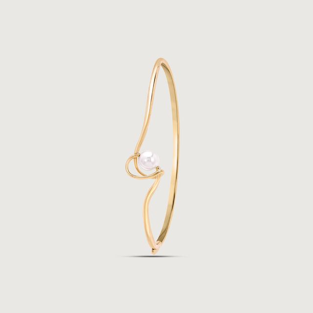 Aura Knot Pearl Bangle,,hi-res image number null