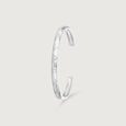 Textured Edge Silver Kada,,hi-res view 4