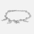 Daisy Drip Silver Bracelet,,hi-res view 3