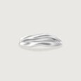 Dual Wave Silver Ring,,hi-res view 4