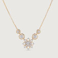 Crochet Glow Gold and Diamond Necklace,,hi-res view 3