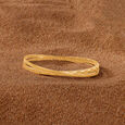 Sleek Minimal Gold Bangle,,hi-res view 1