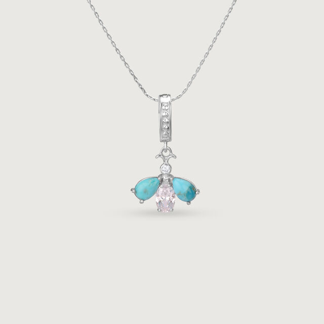 Whimsical Flutter Silver Pendant,,hi-res image number null