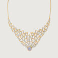 Radiant Opal & Diamond Necklace,,hi-res view 3