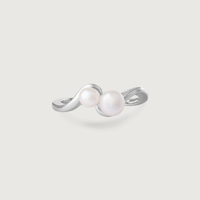 Soft Twin Curve Silver Ring,,hi-res image number null