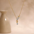Cascading Rhythm Diamond Necklace,,hi-res view 1