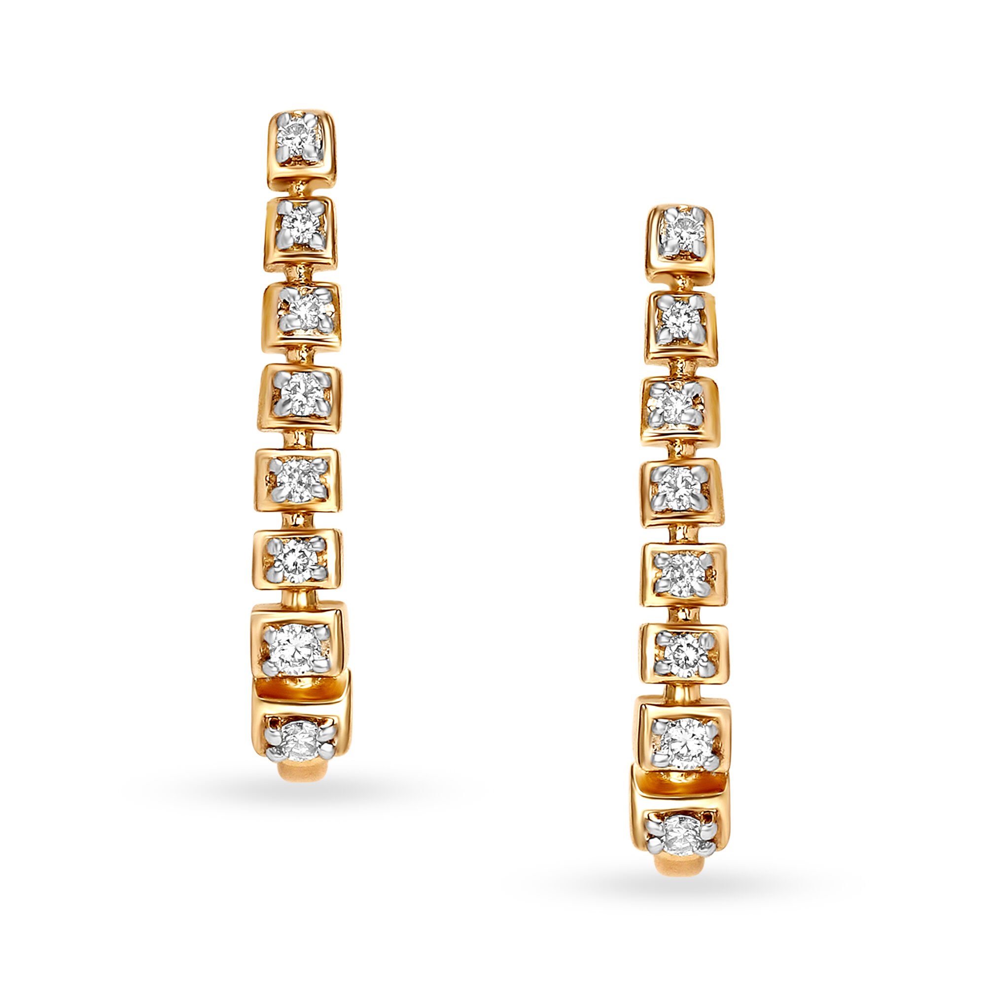 Tanishq mia diamond shop earrings