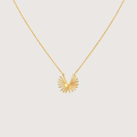 Modern Radiance Gold Necklace